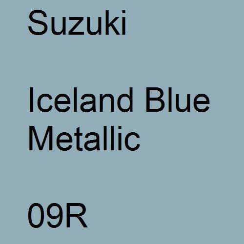 Suzuki, Iceland Blue Metallic, 09R.